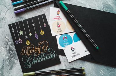 DIY Handlettering – Gestalte deine Weihnachtskarten selbst