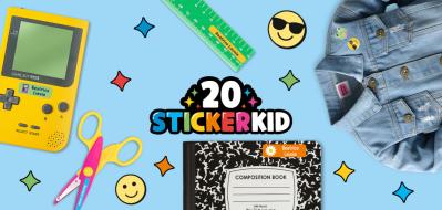 Sticker für kinder: Stickerkid feiert 20 Jahre!